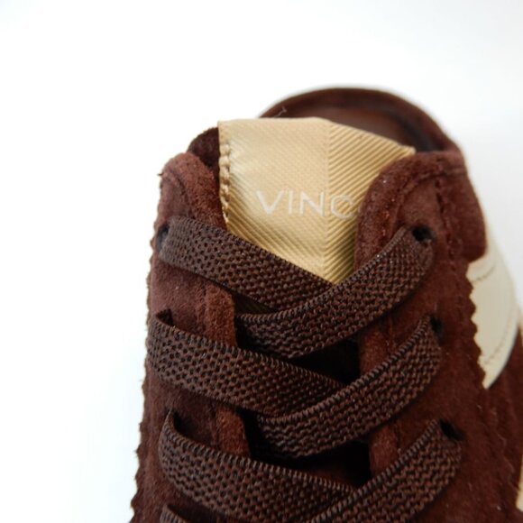 VINCE Oasis Mule Sneaker Slip-On Size 7.5 Brown Suede Leather NEW $275 - Picture 10 of 12